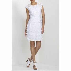 BCBG white lace dress